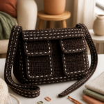 crochet oversized flap bag ideas in the reserved original editorial scene