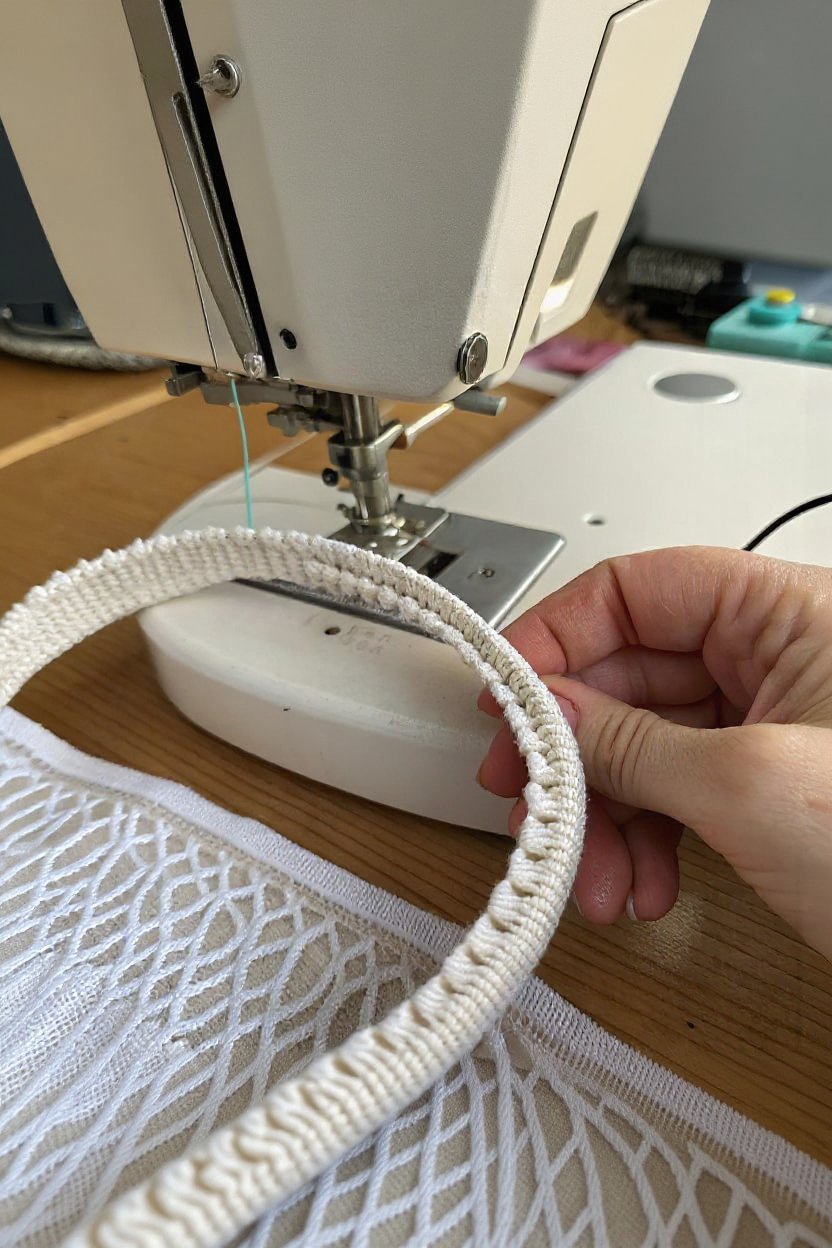 3. Joining the Ribbed Brim in the Round - how to make a slouchy crochet hat