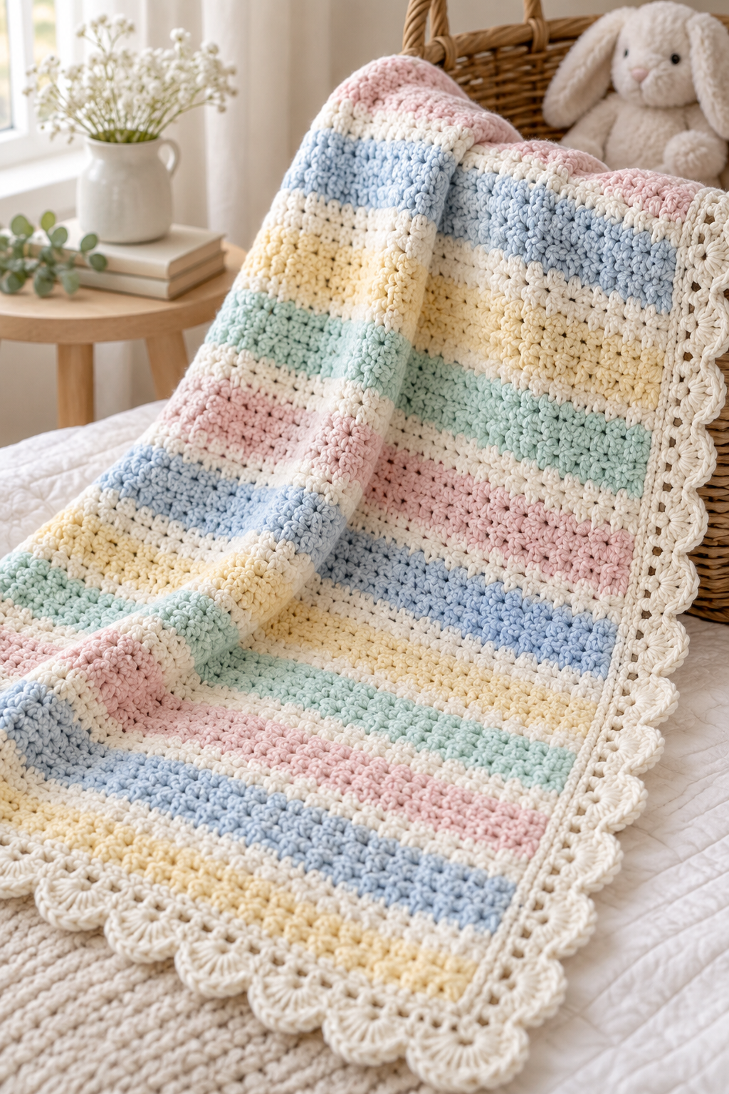neat crochet blanket border corner
