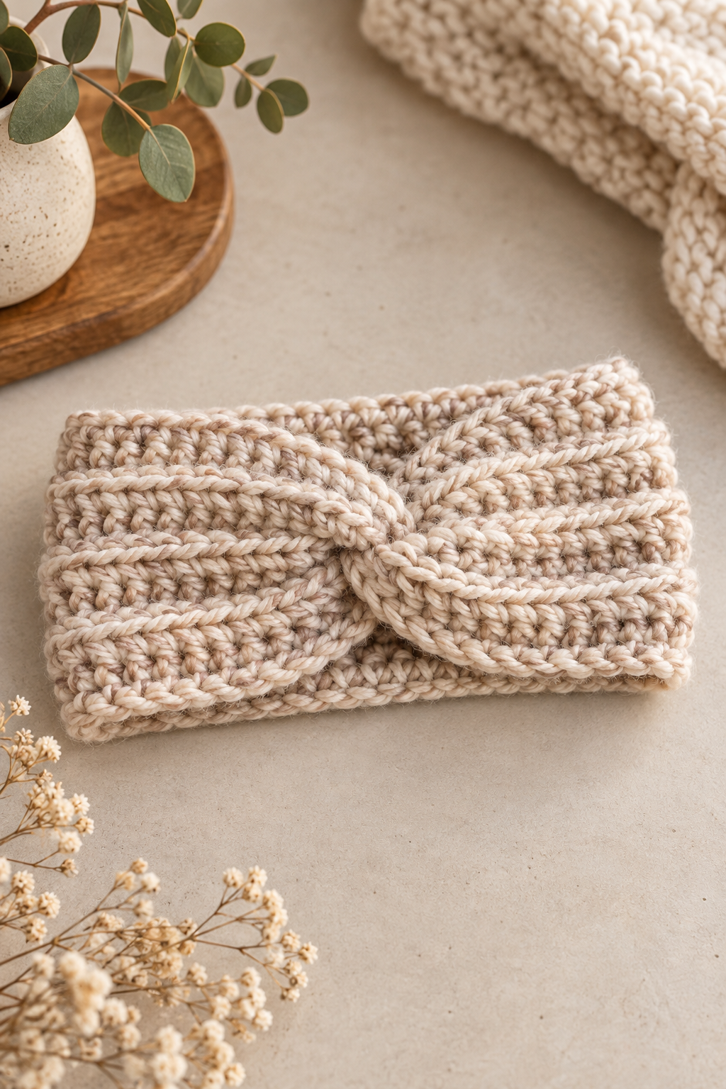 Crochet third loop detail behind the stitch