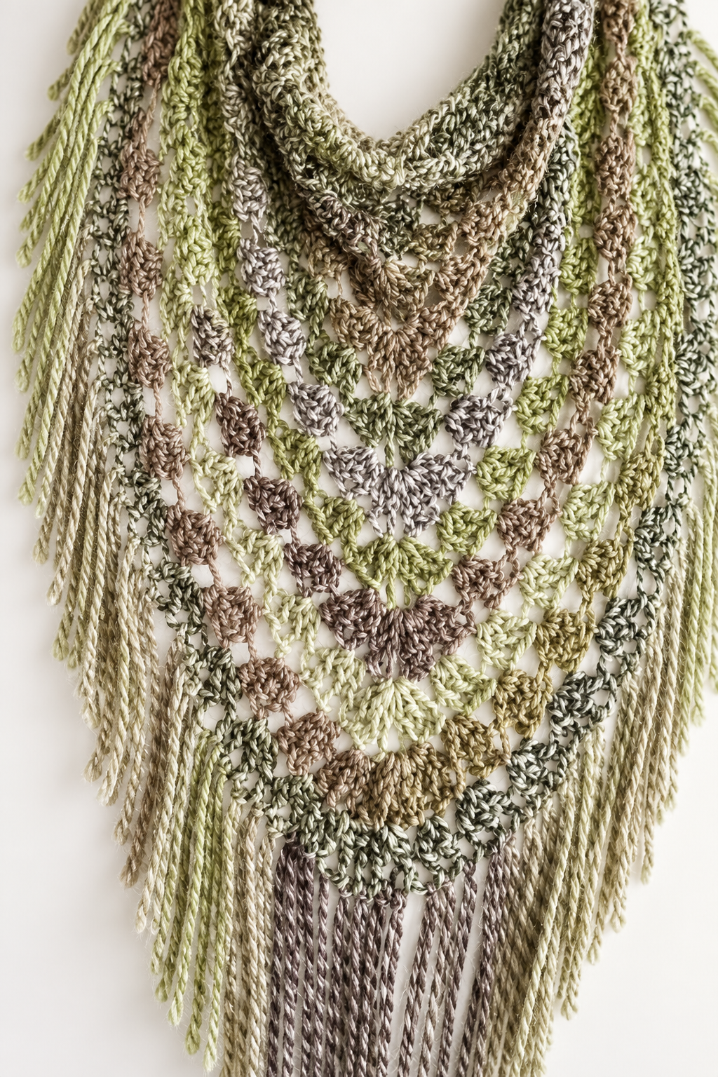 crochet pistachio wrap stitch texture and drape