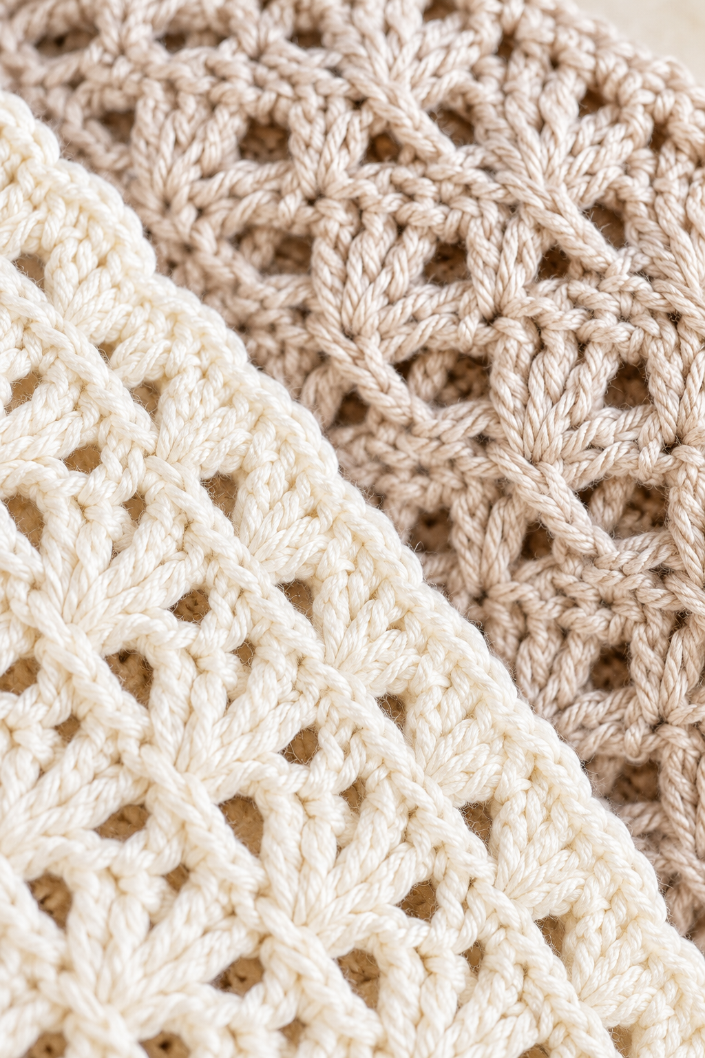 woven texture in an easy crochet placemat