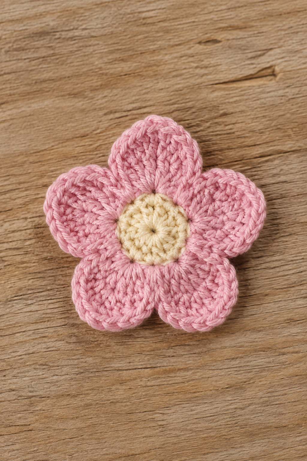 crochet shoe charms — keep the crochet flat with even tension