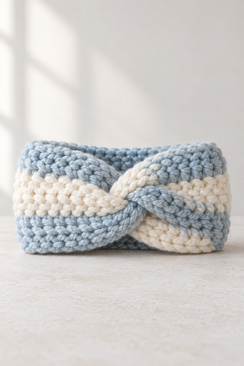 crochet twist headband plan the ear-warmer width