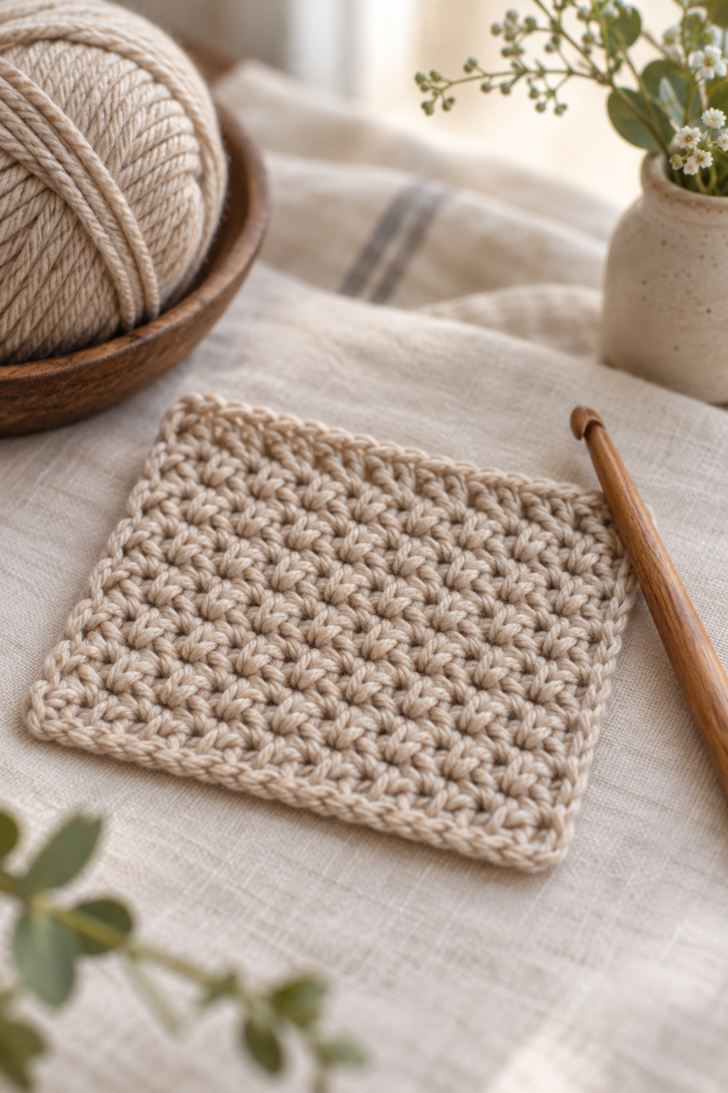 Finishing and hiding crochet yarn ends