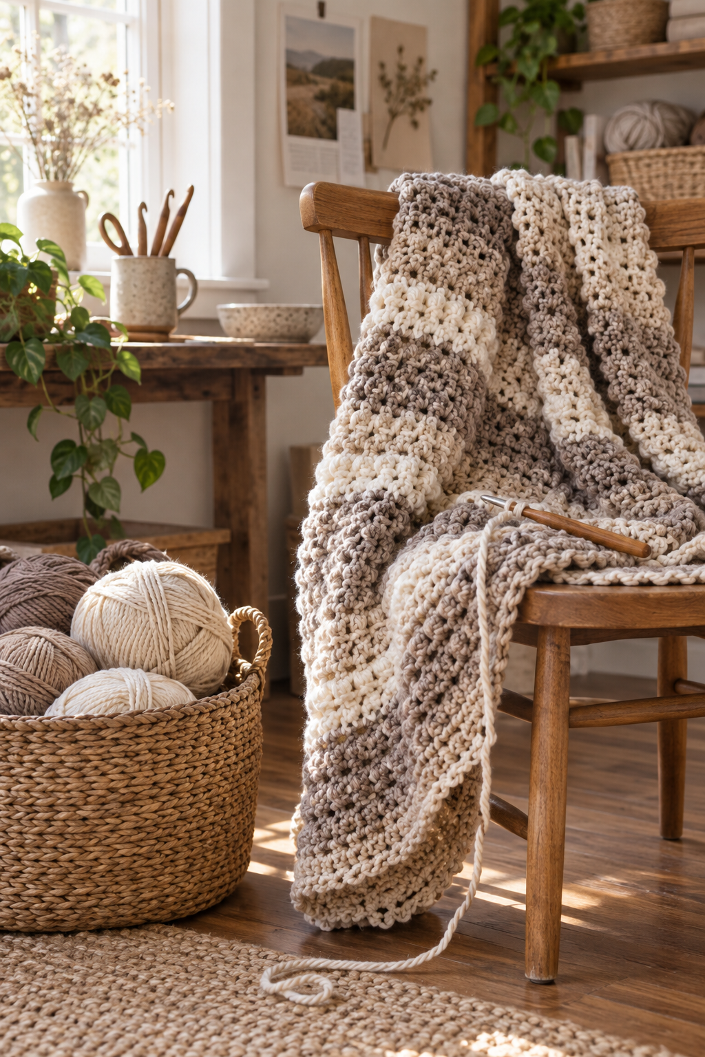 one row repeat crochet blanket: make the blanket practical
