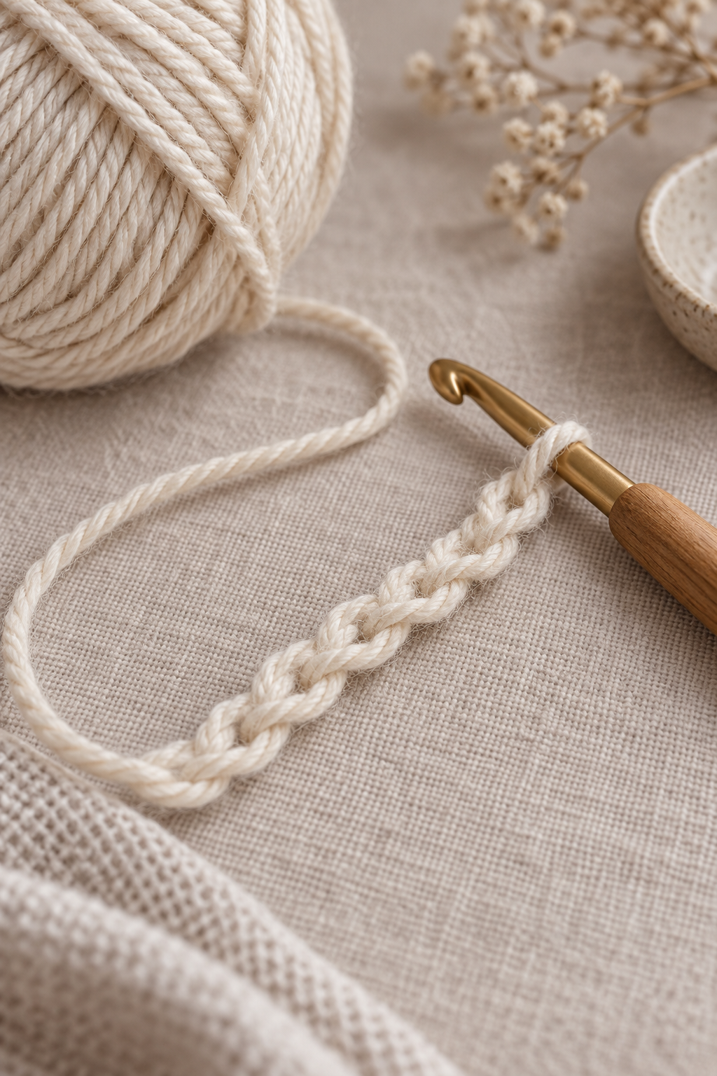 Crochet tip 7: starting chain