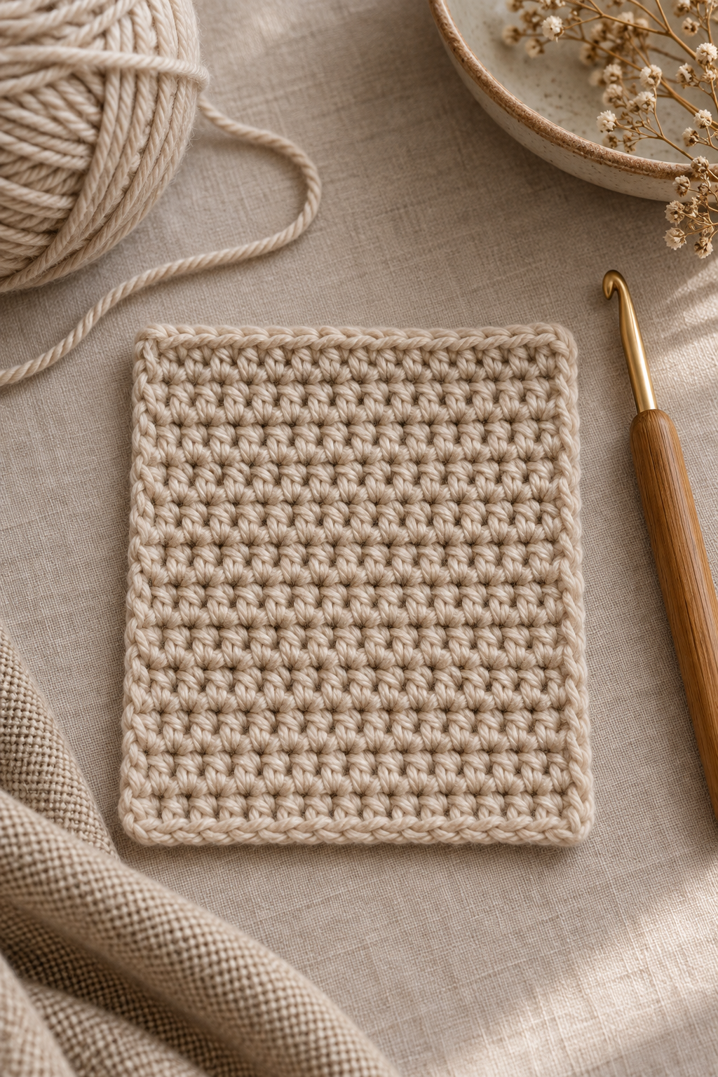 Crochet tip 9: straight edges