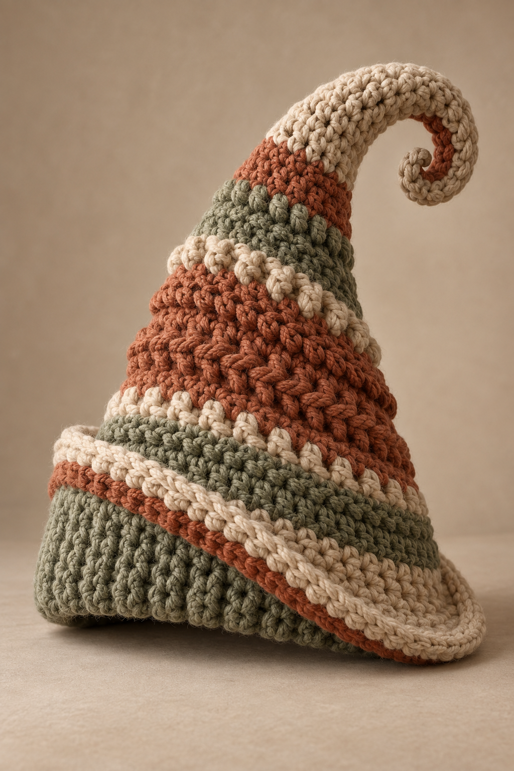 Original crochet design inspired by Bulky & Quick Elf Hat