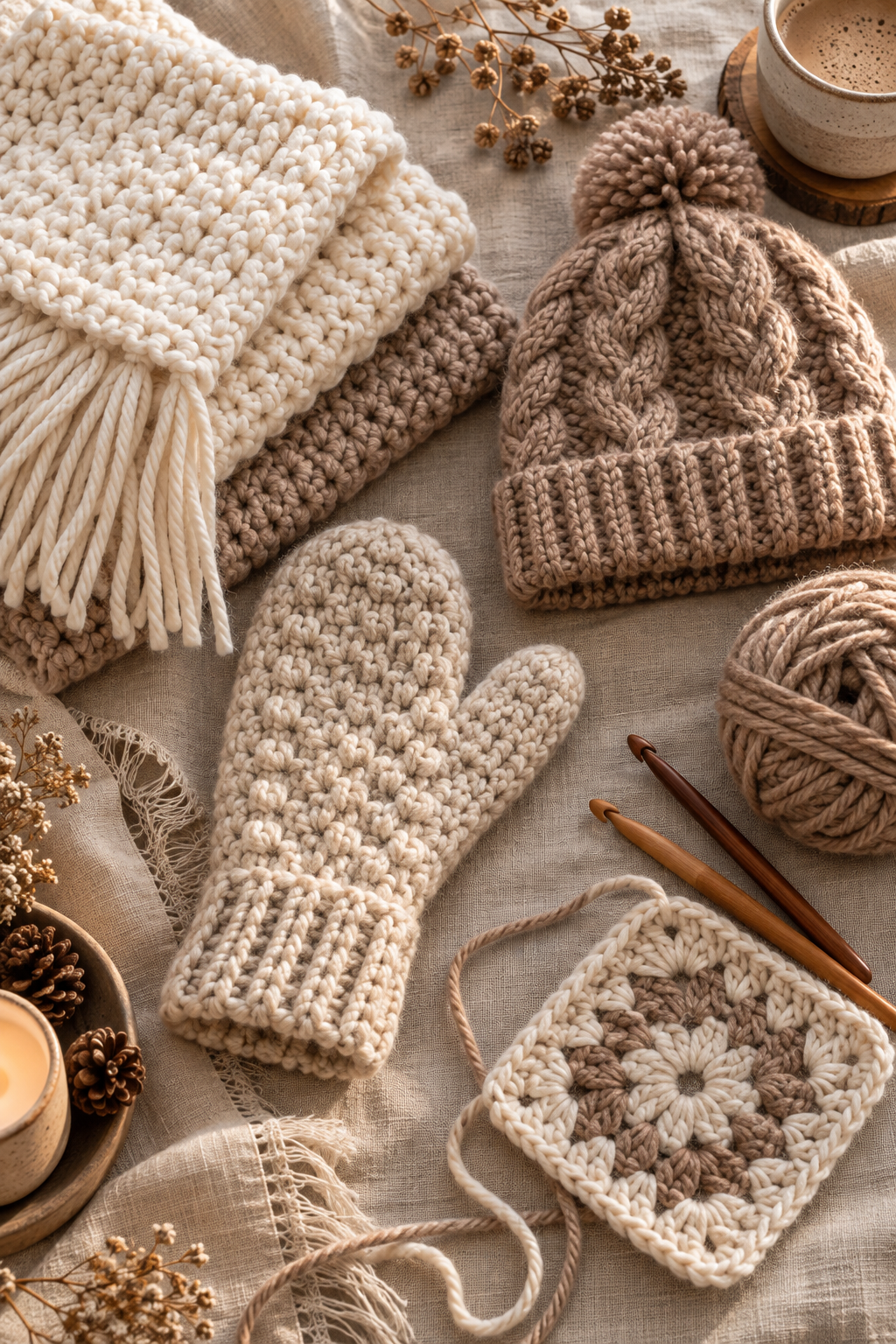 top 5 crochet patterns for winter