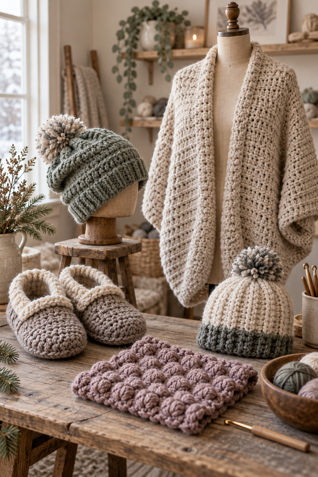 top 5 crochet patterns cozy slipper shape