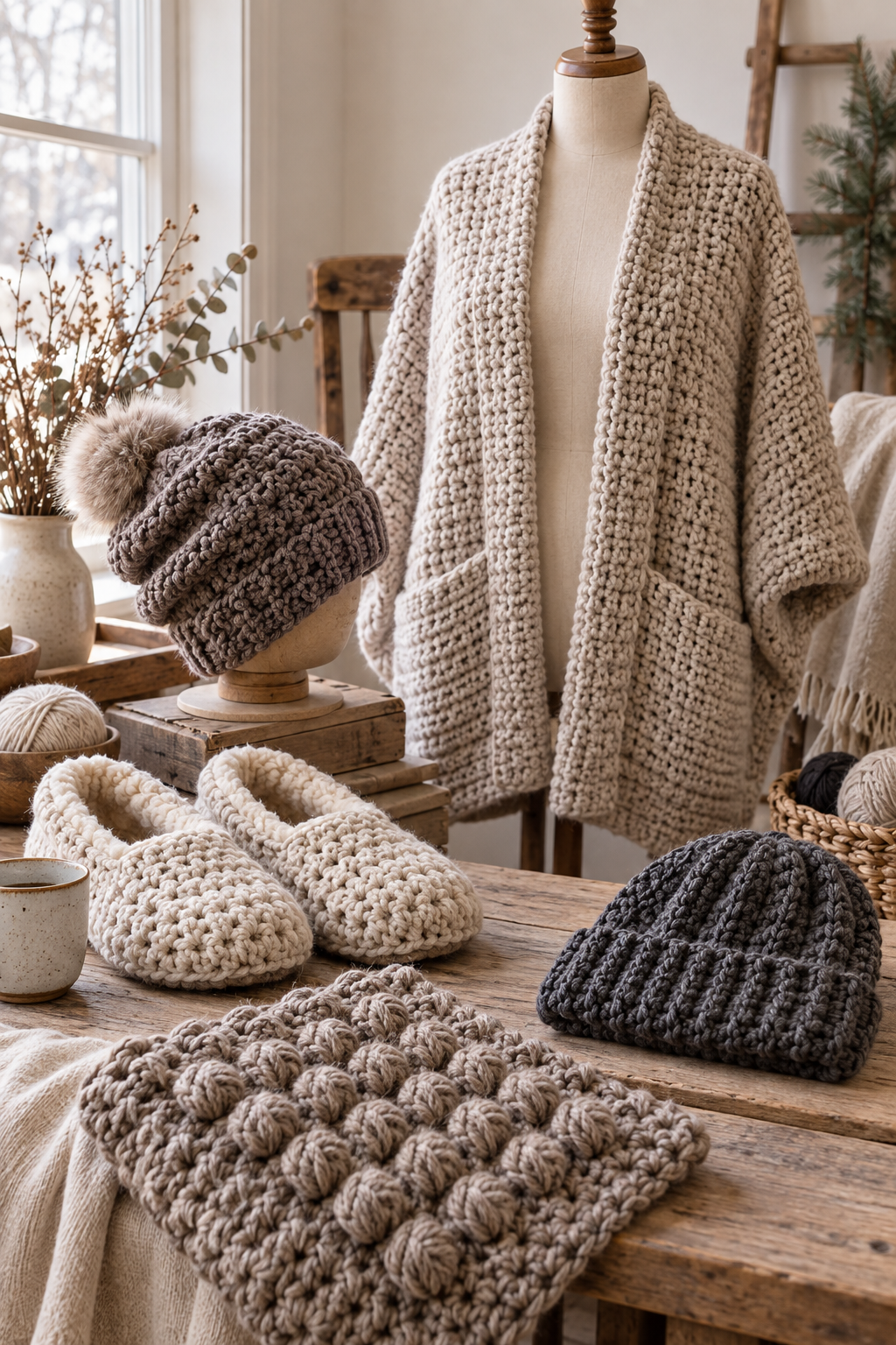top 5 crochet patterns cocoon cardigan