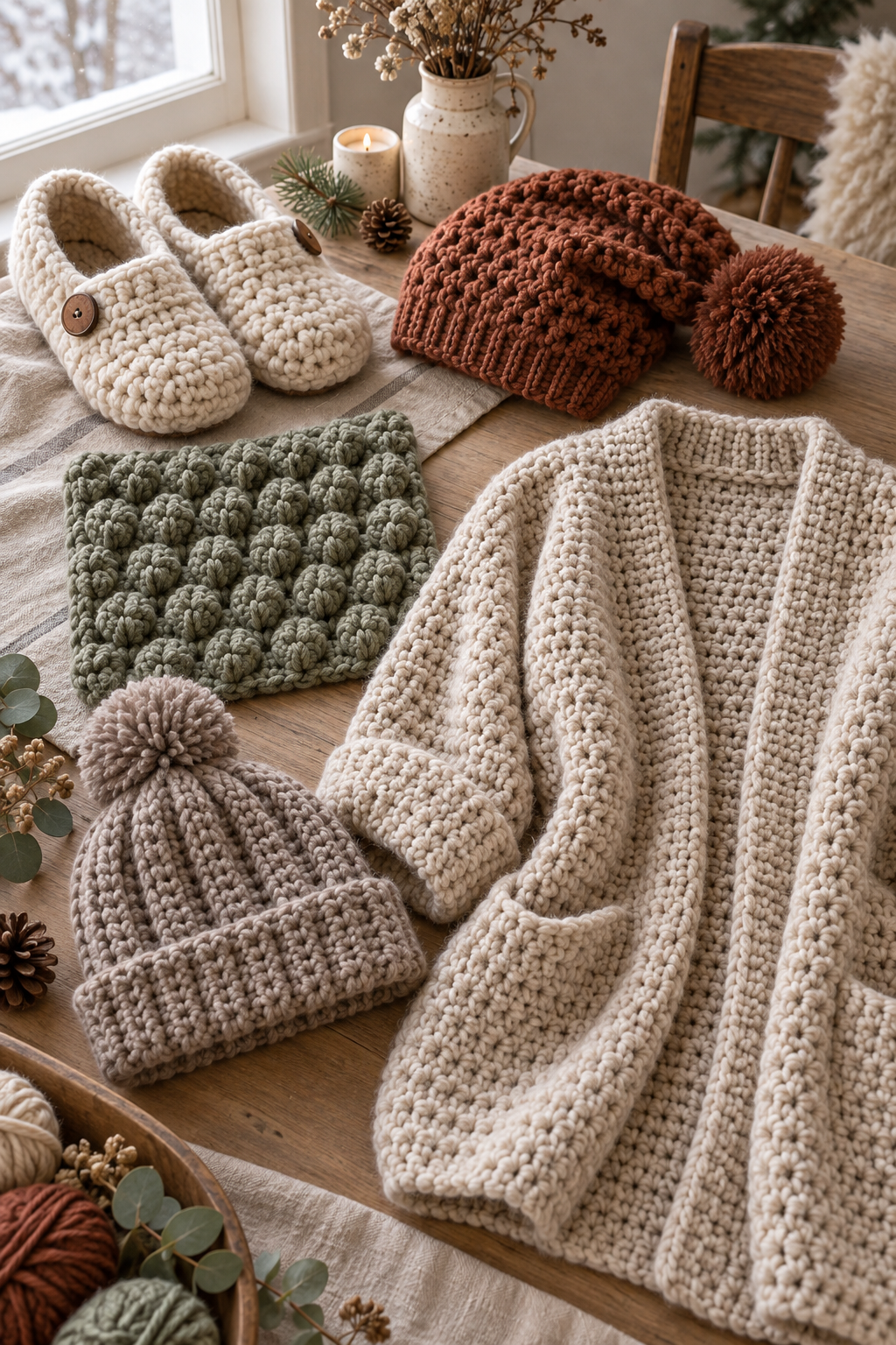 top 5 crochet patterns winter crochet project directions