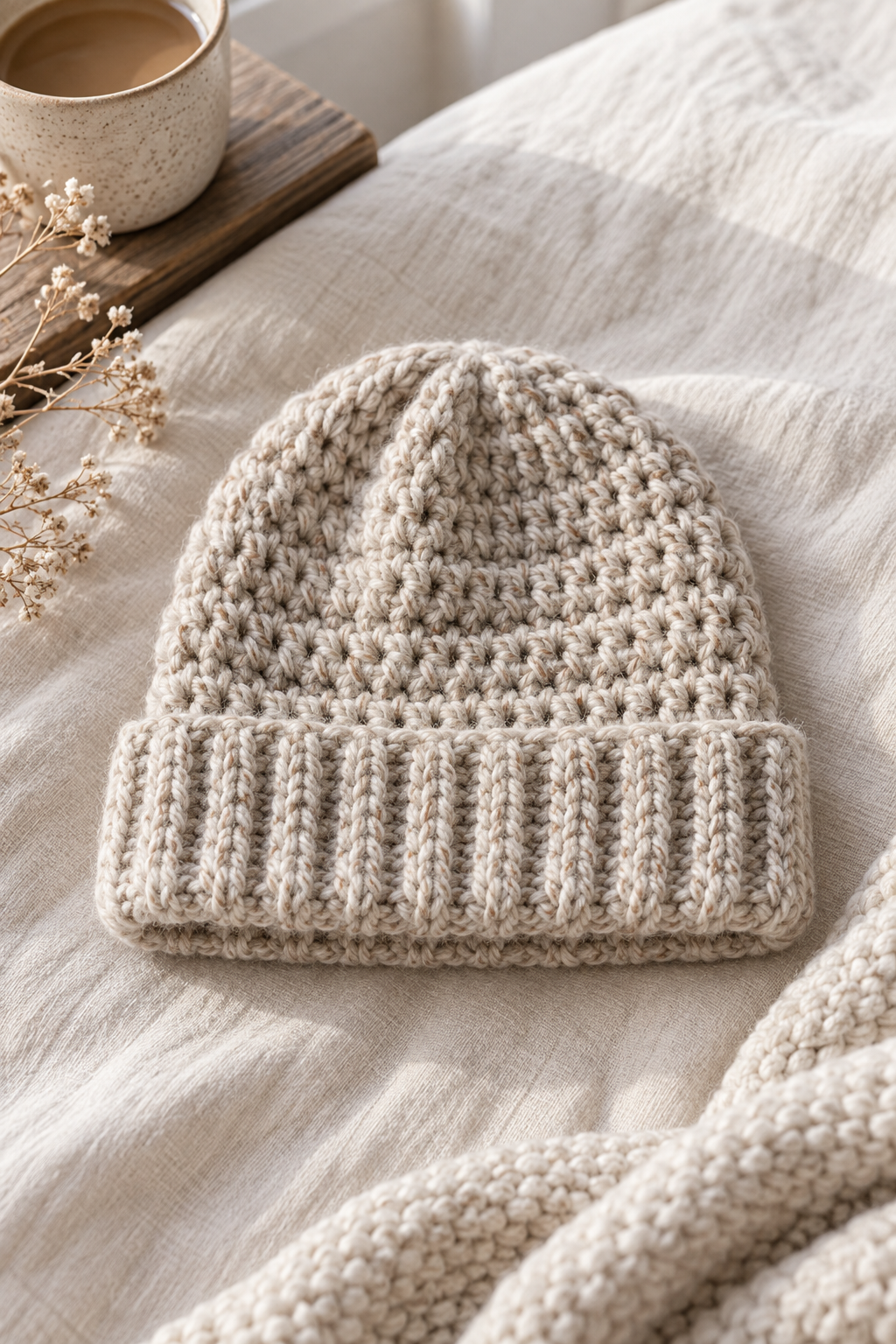 winter crochet beanie fit