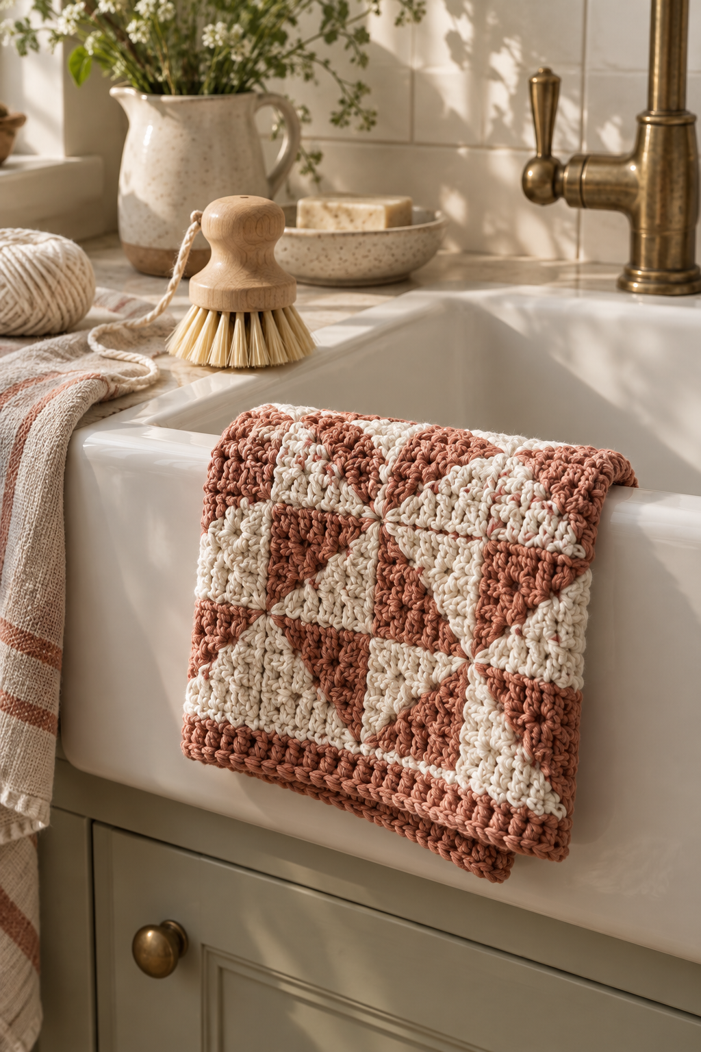 Crochet dishcloth pattern idea 3