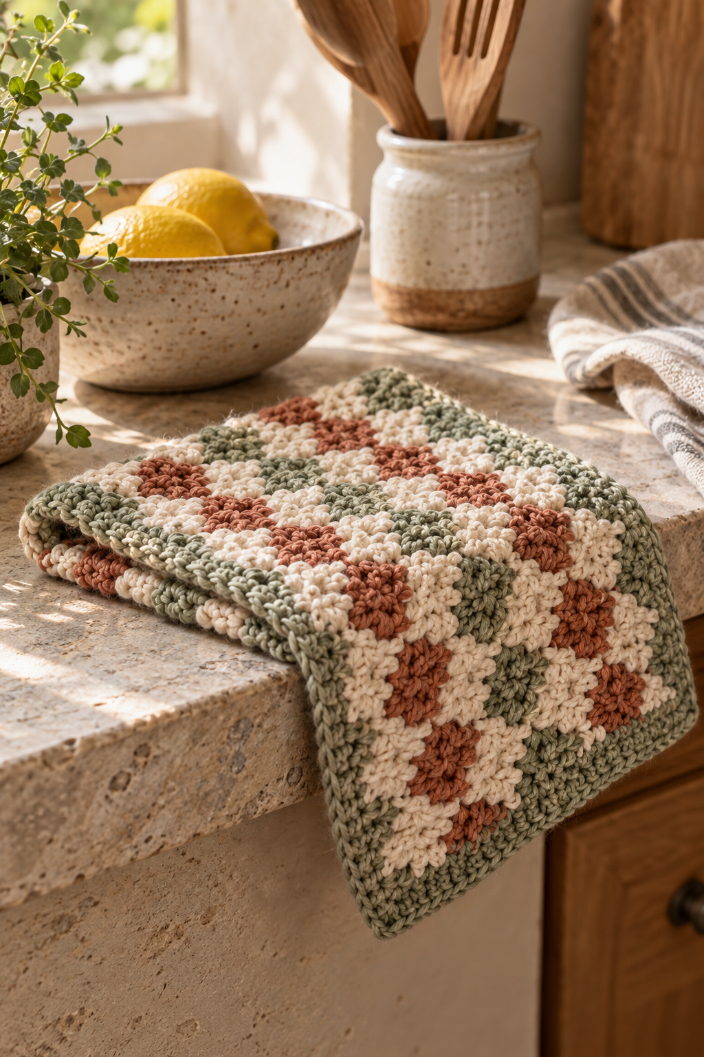 Crochet dishcloth pattern idea 5