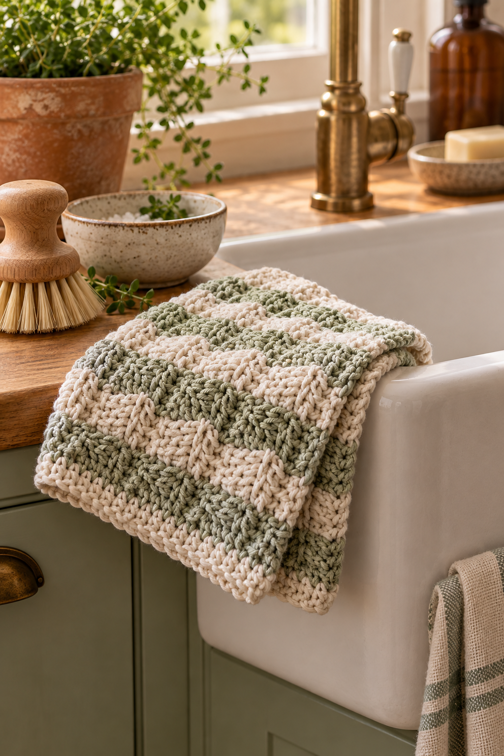 Crochet dishcloth pattern idea 6