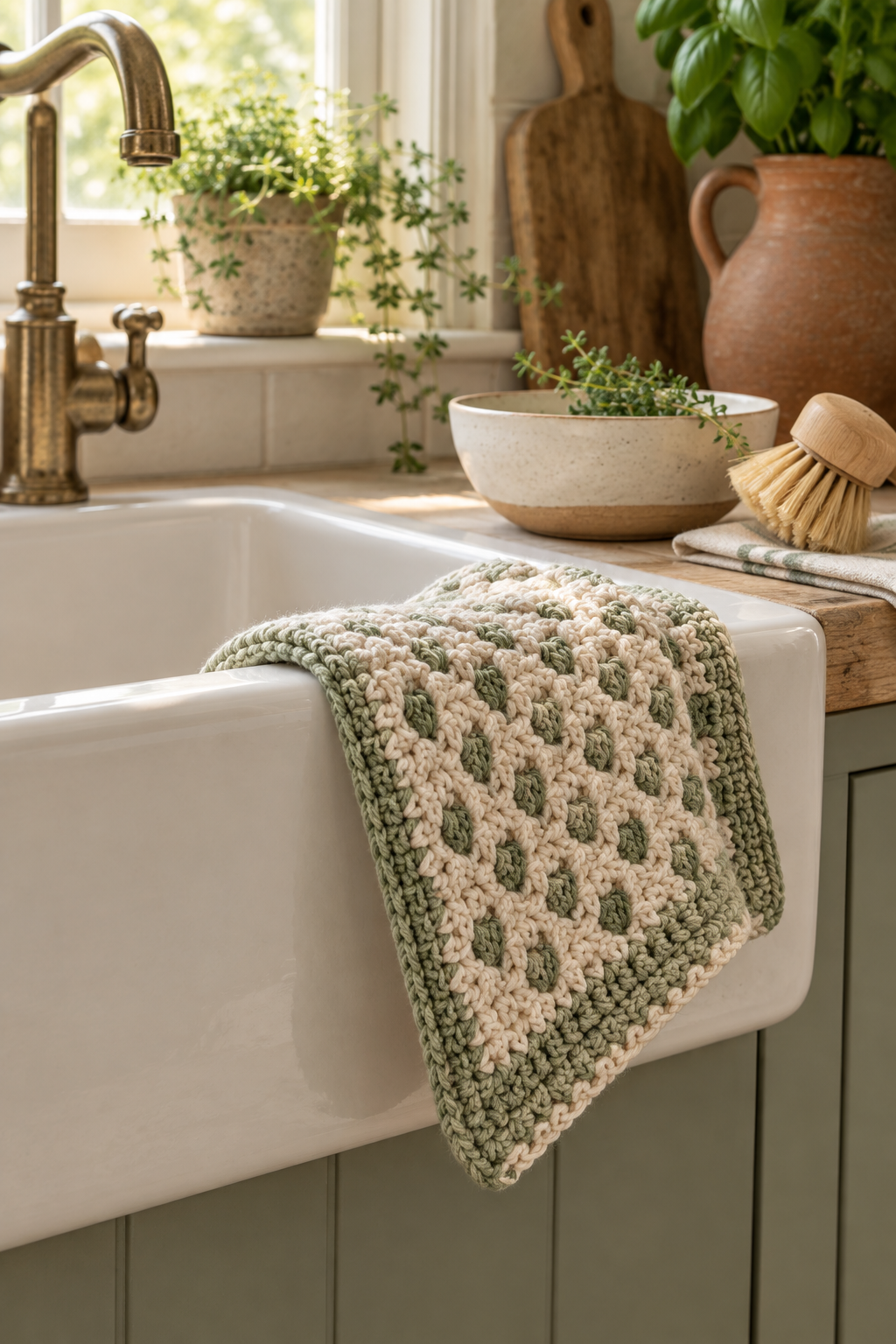 Crochet dishcloth pattern idea 9
