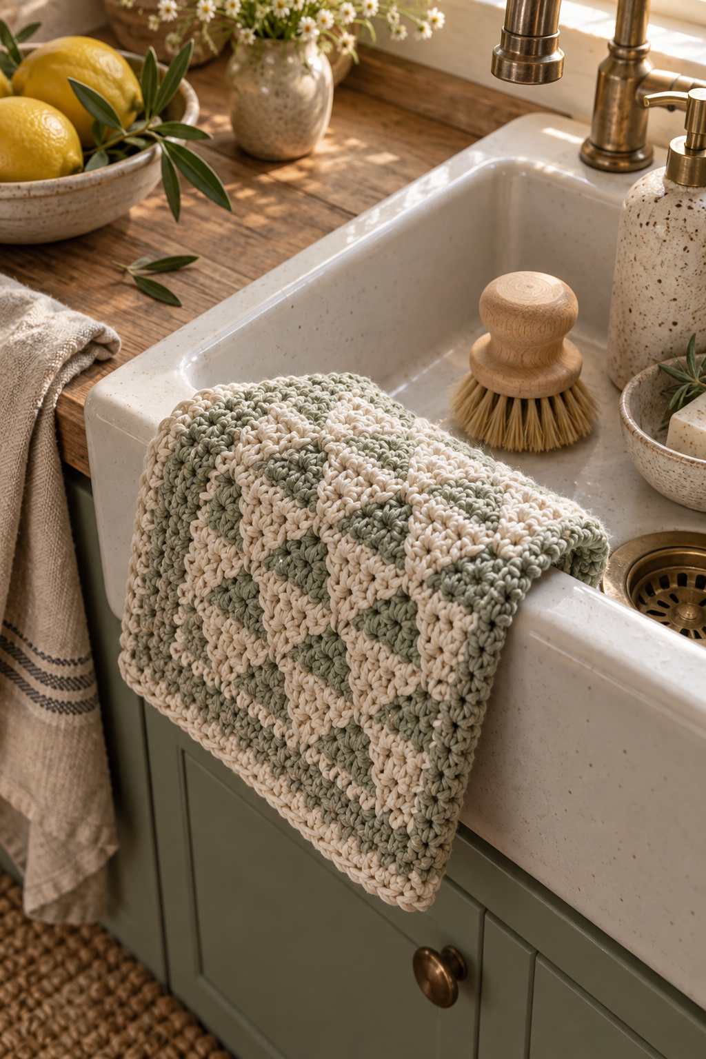 Crochet dishcloth pattern idea 10
