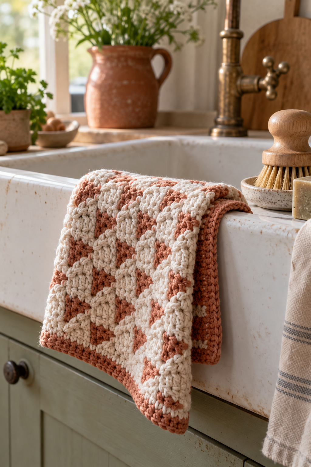 Crochet dishcloth pattern idea 11