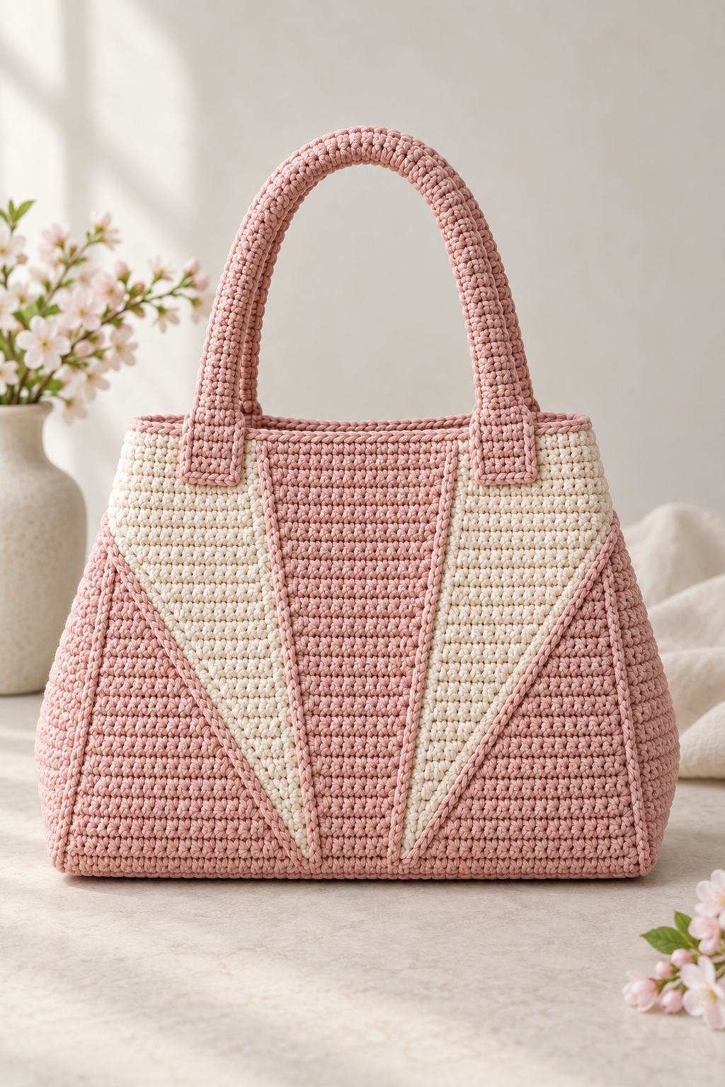 Spring Fling Bag crochet bag pattern detail