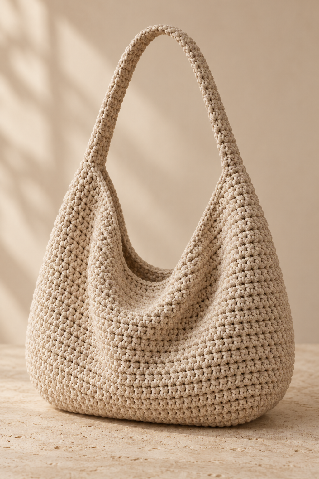 Crochet Hobo Bag crochet bag pattern detail