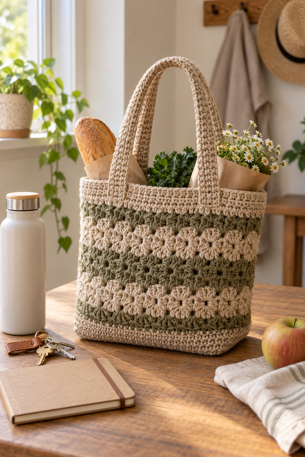 A Bag You Will Actually Use crochet bag pattern detail