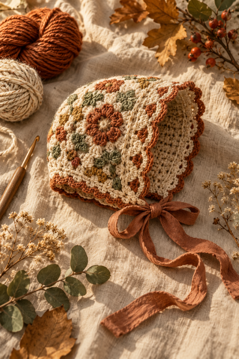 crochet bonnet ideas featured crochet accessory