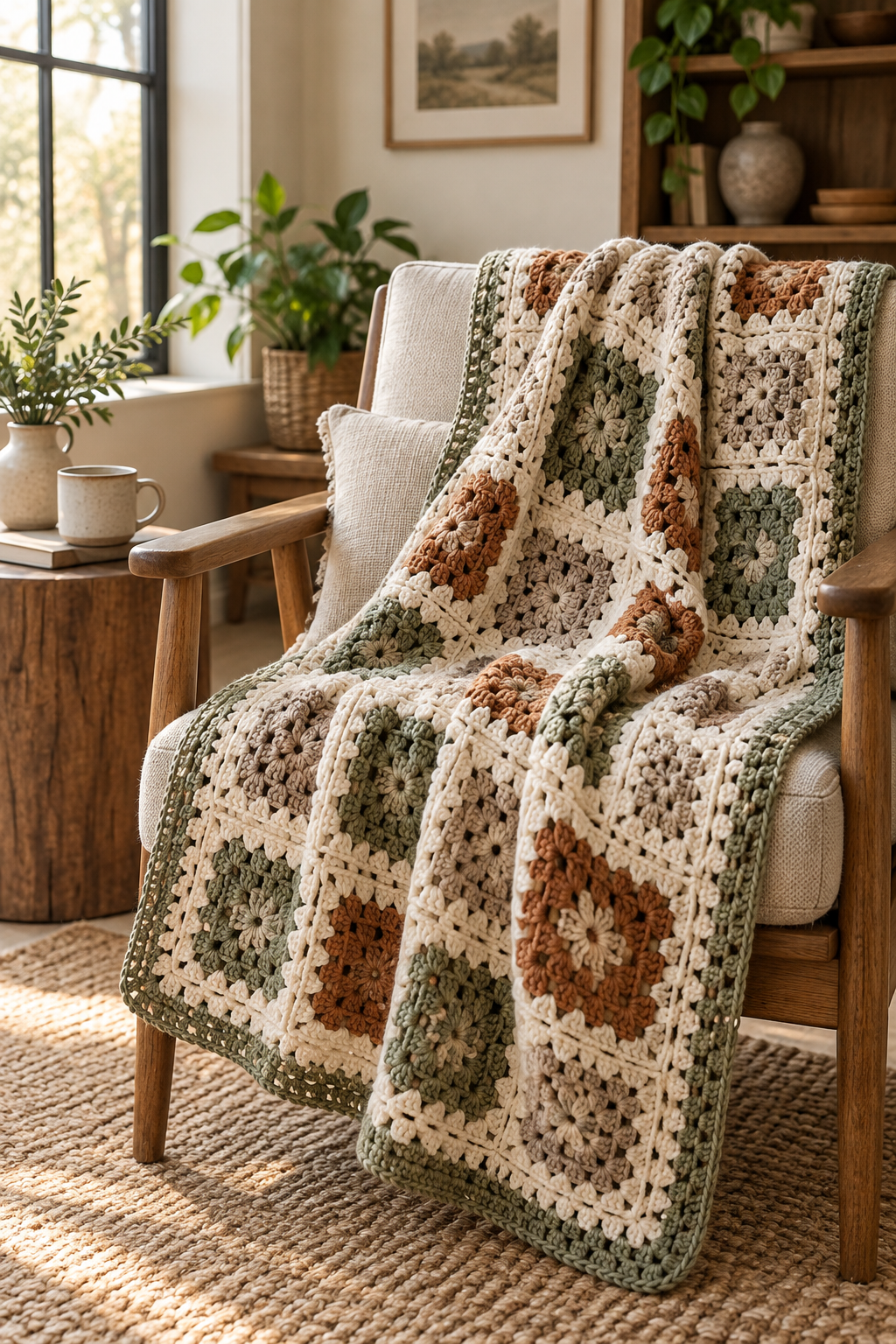 crochet afghan pattern free detail: plan size, drape, and use