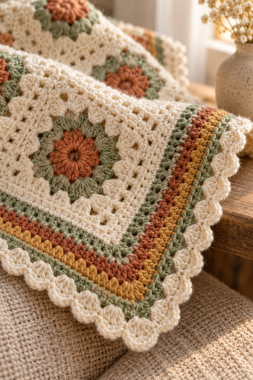 crochet afghan pattern free detail: finish for everyday comfort