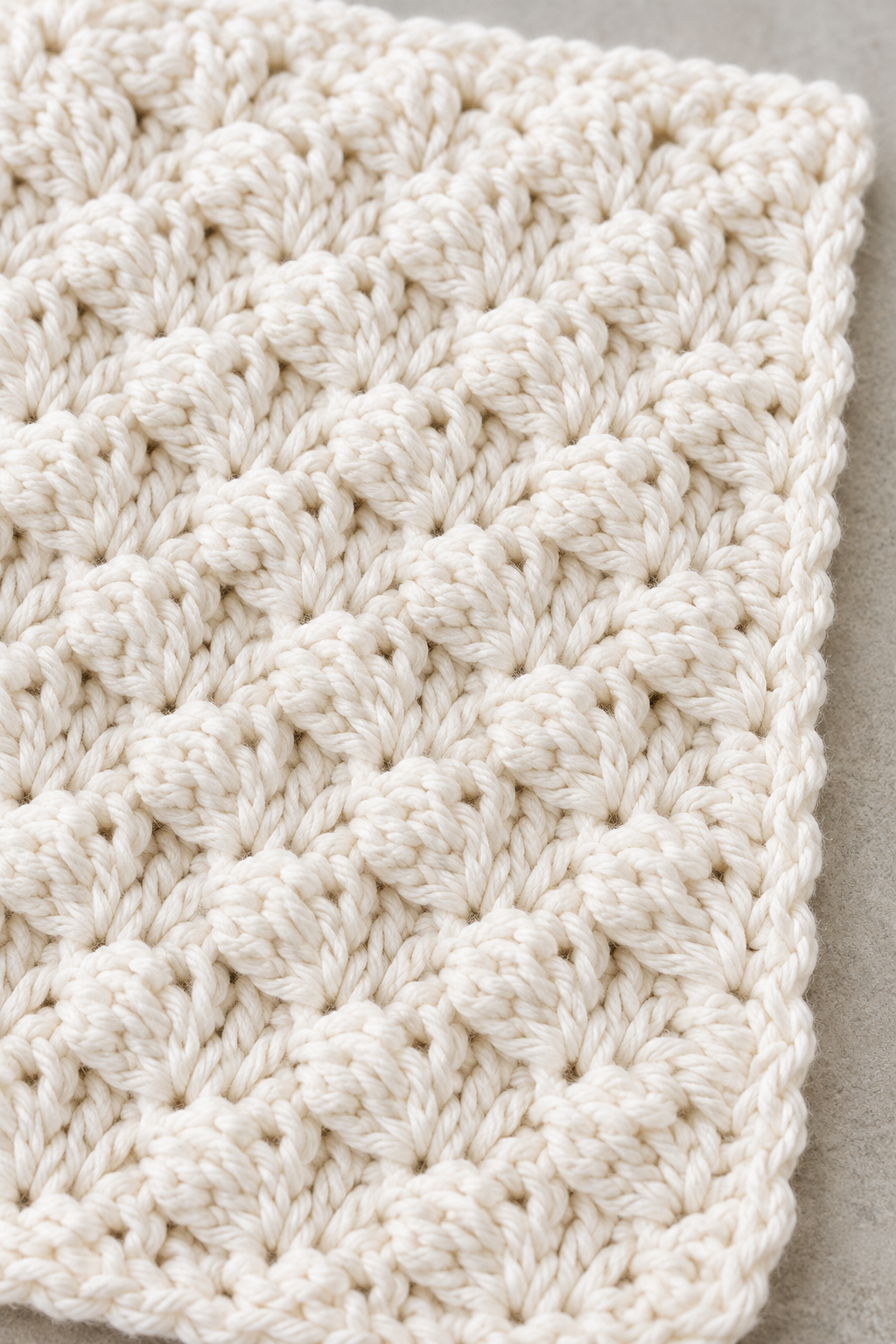 crochet dishcloth pattern editorial visual 1