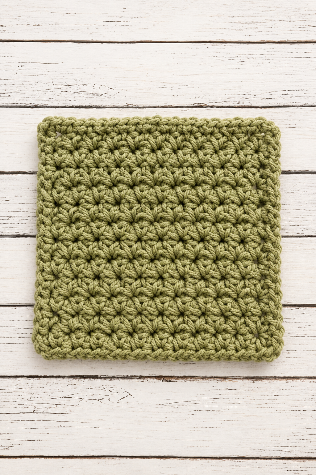 square crochet dishcloth fabric