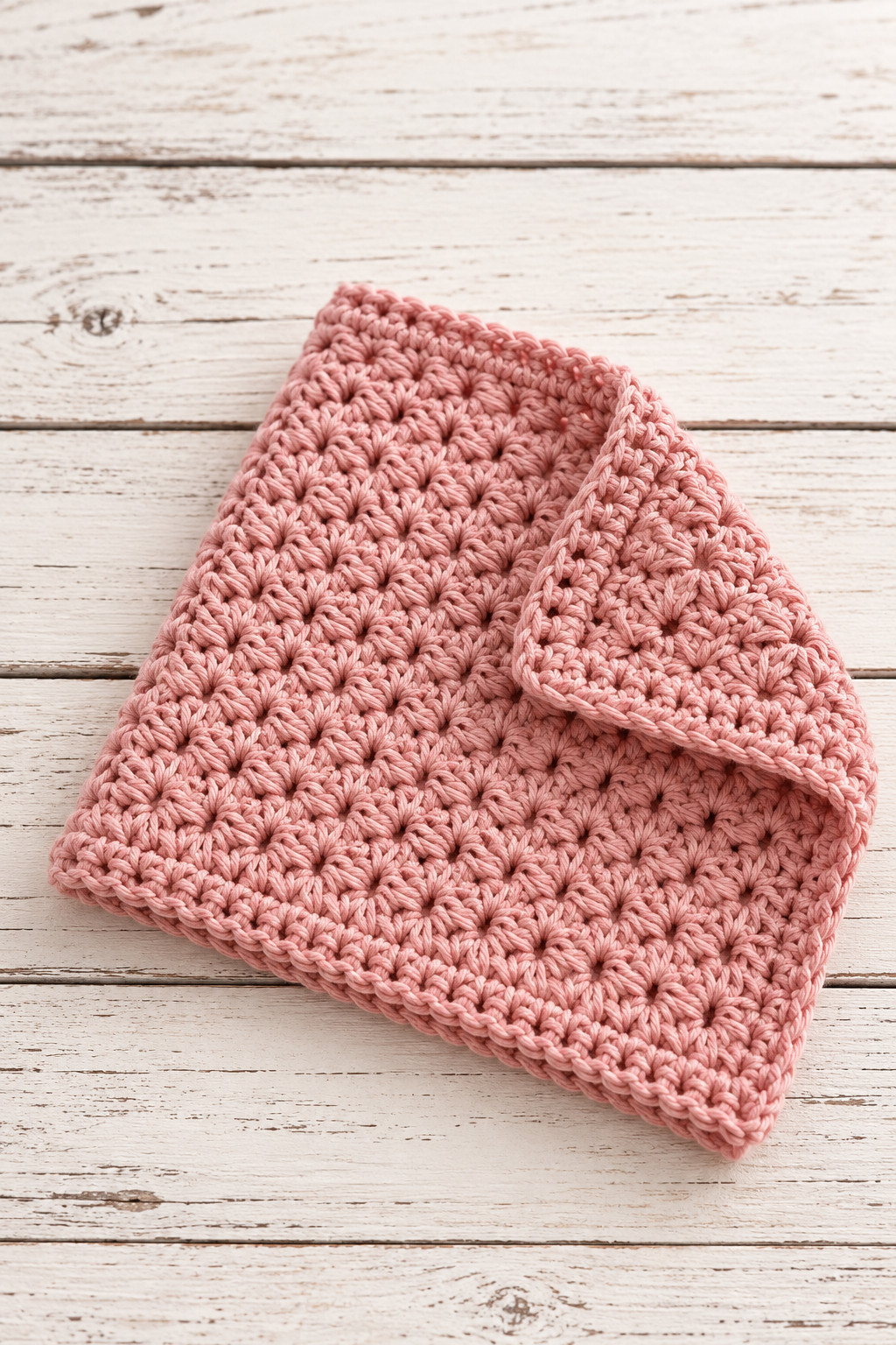 crochet dishcloth edge finishing