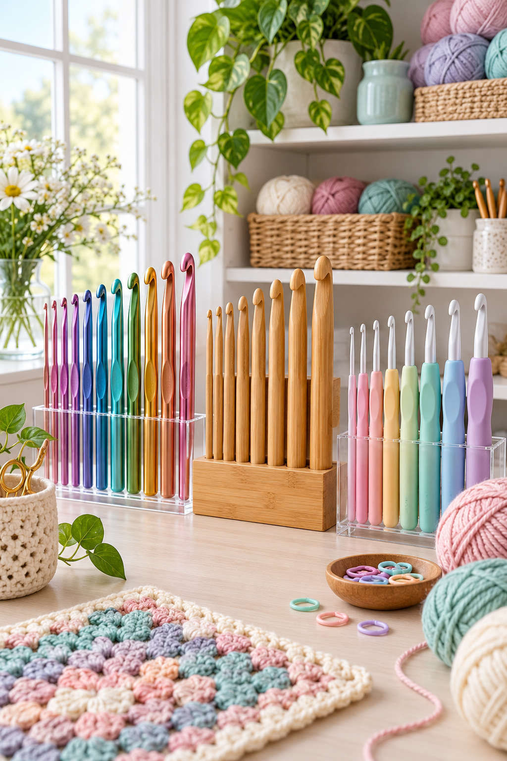 Crochet hook materials