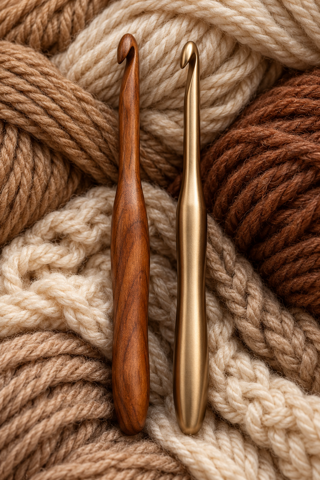 Crochet hook head comparison