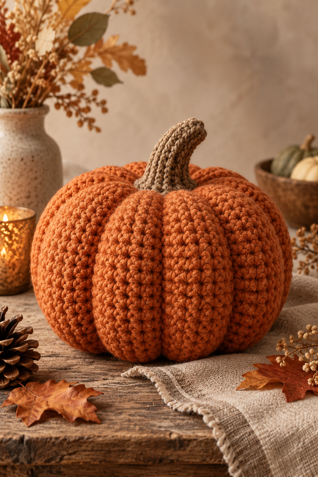 crochet pumpkin pattern large pumpkin seasonal display