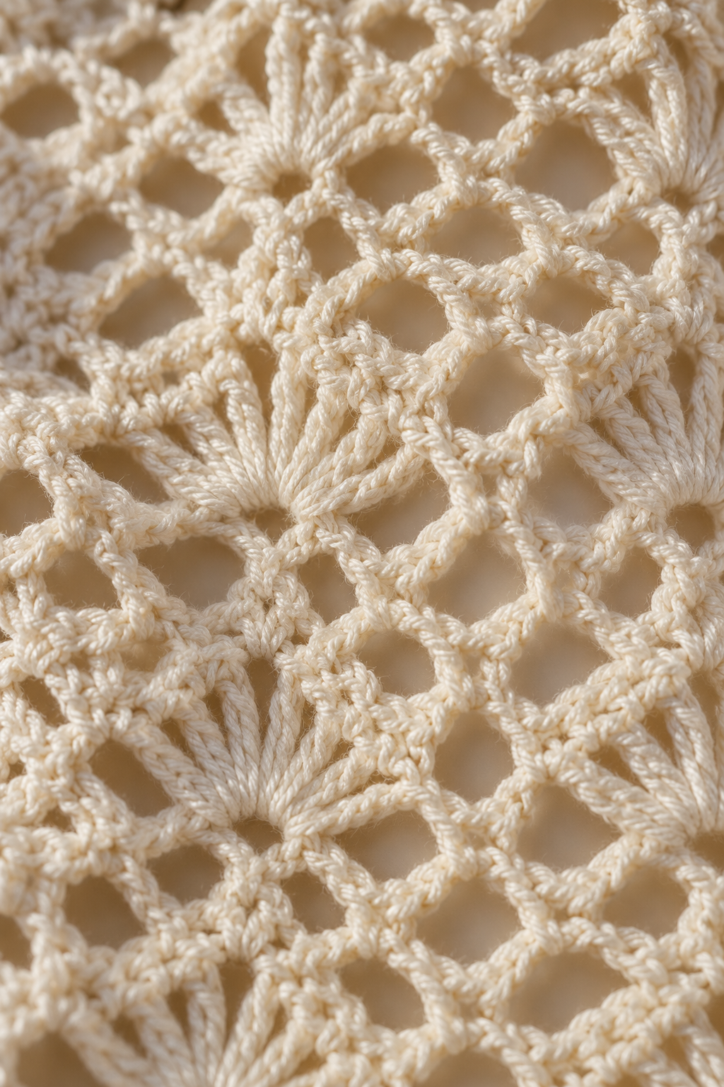crochet summer poncho open lace texture