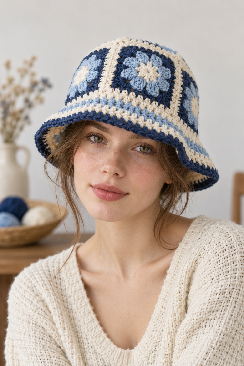 diy crochet hat gauge swatch and finished length check