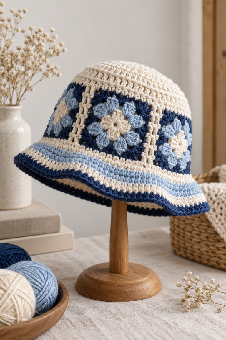 diy crochet hat featured cardigan