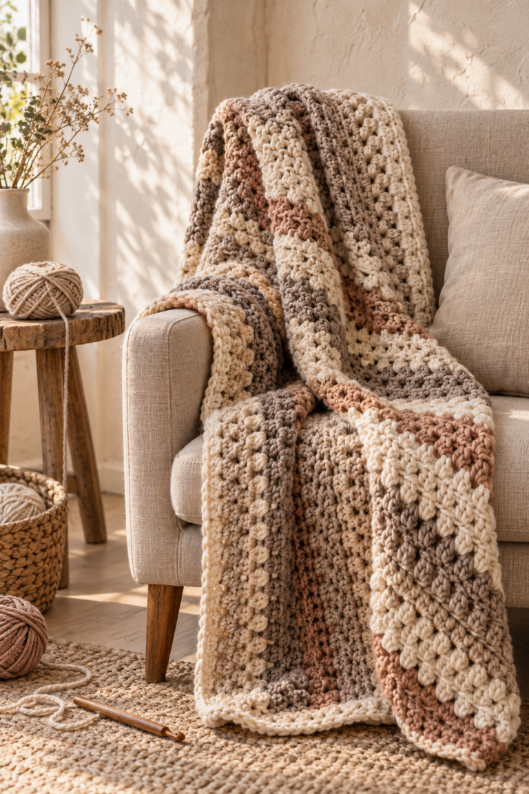 free crochet blanket pattern editorial feature