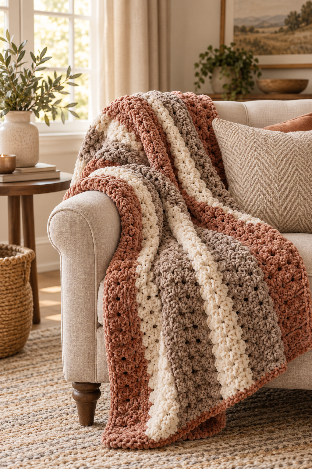 how to crochet afghan review the finished afghan