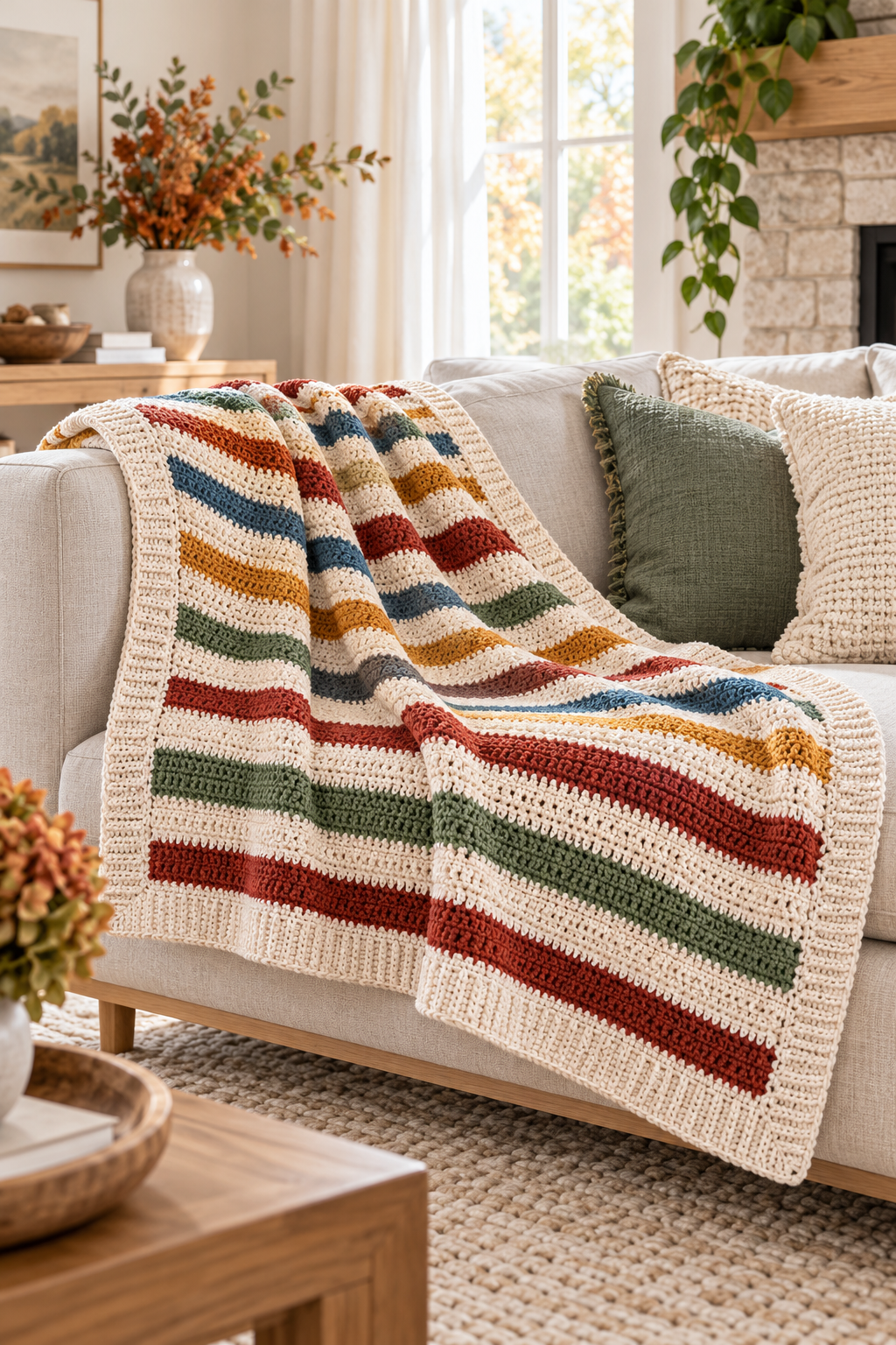 mjs signature blanket crochet pattern finished styling