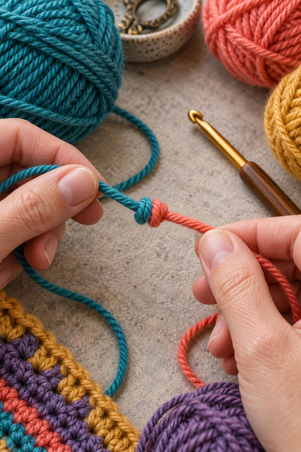 crochet tips and tricks magic knot the magic knot is a quick and easy way to join ya