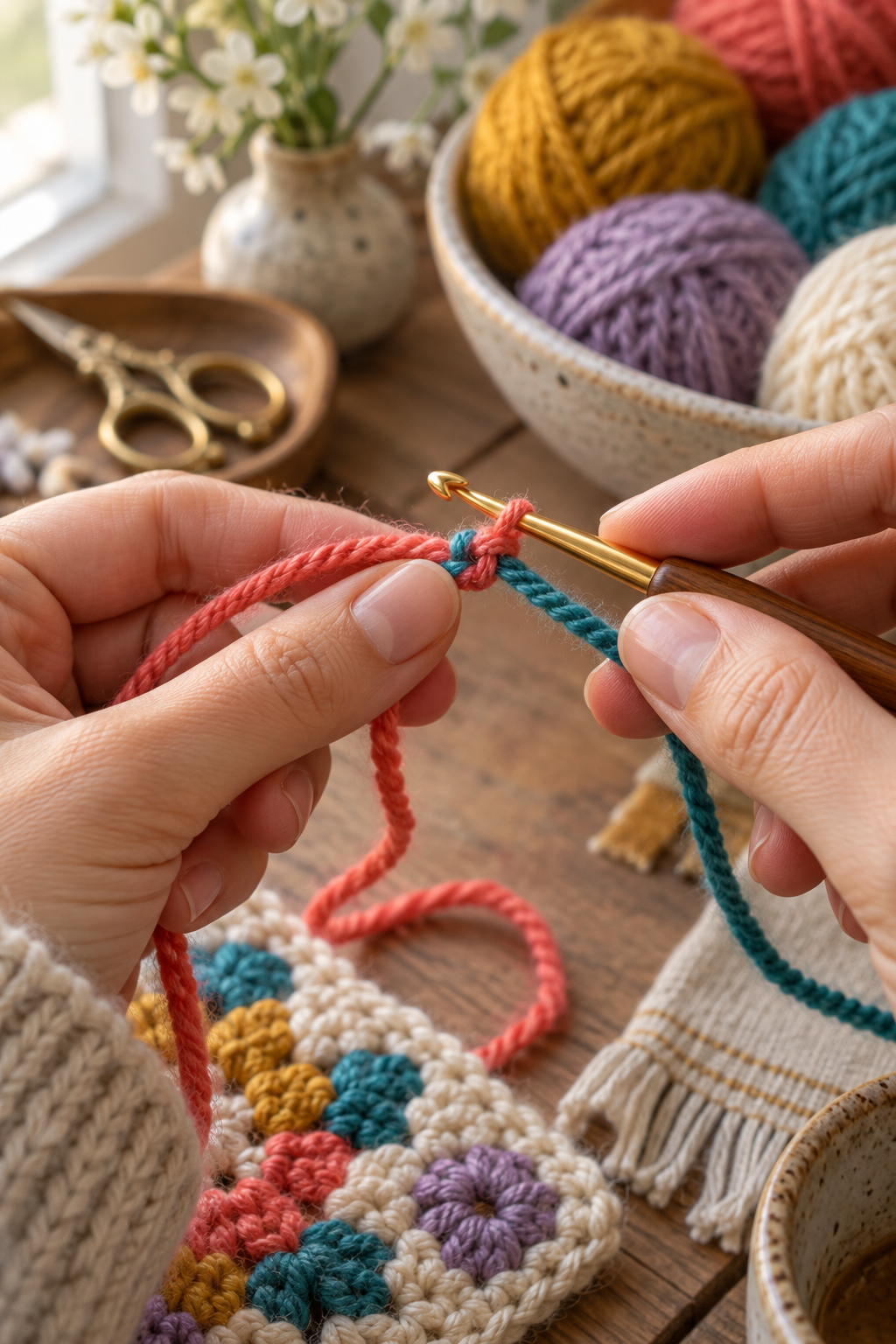 crochet tips and tricks thumb join the thumb join is the quickest way to join yarn
