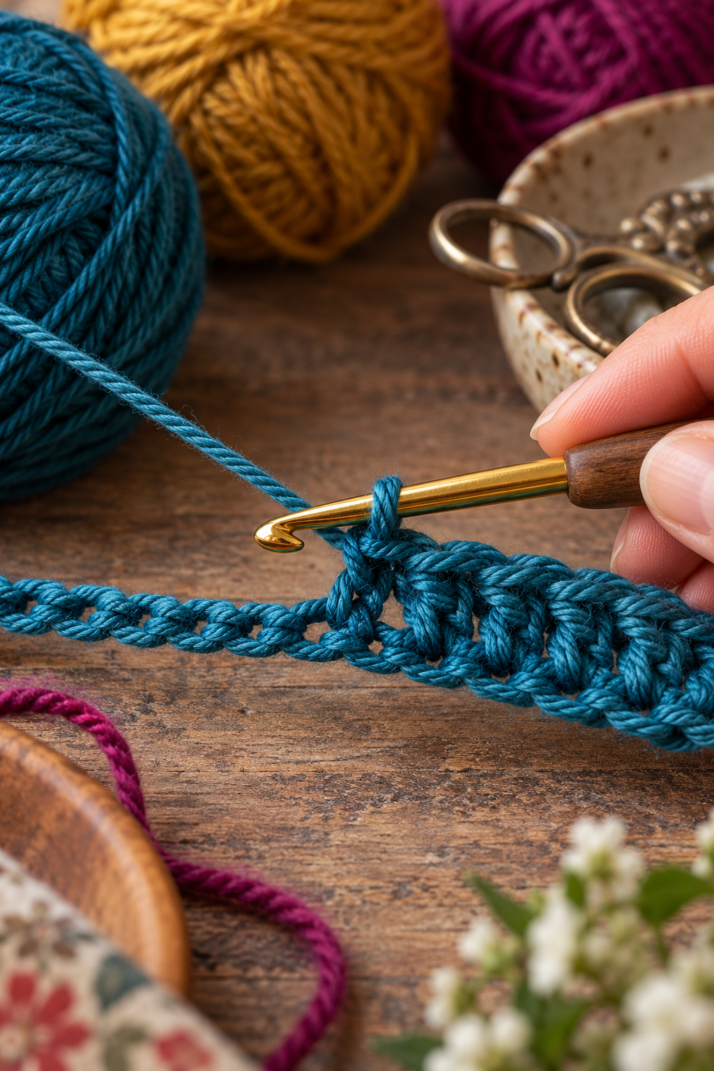 crochet tips and tricks starting chain when working into a starting chain, work your