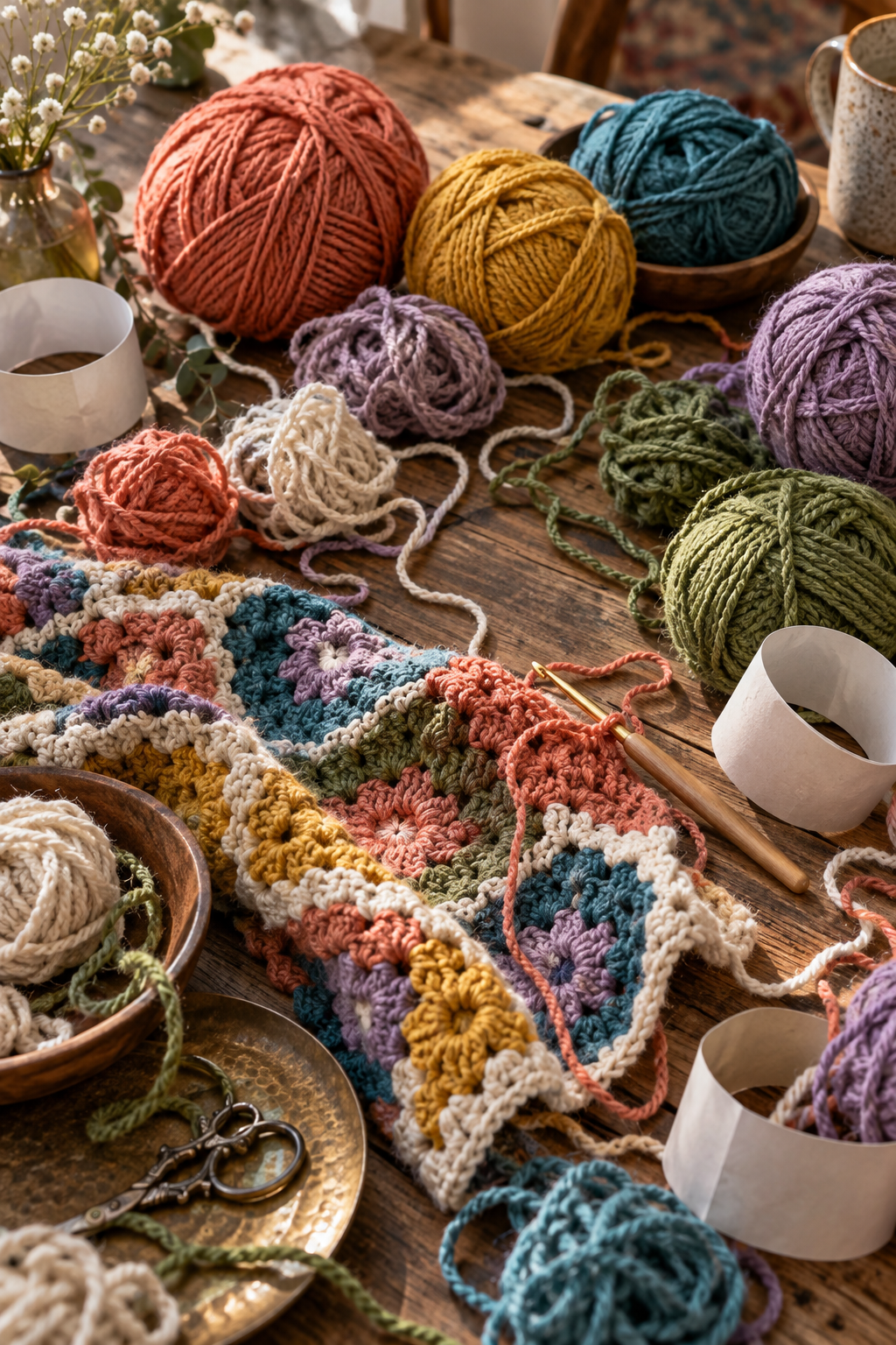 crochet tips and tricks if i forget how many balls of yarn i’ve used to make a proje