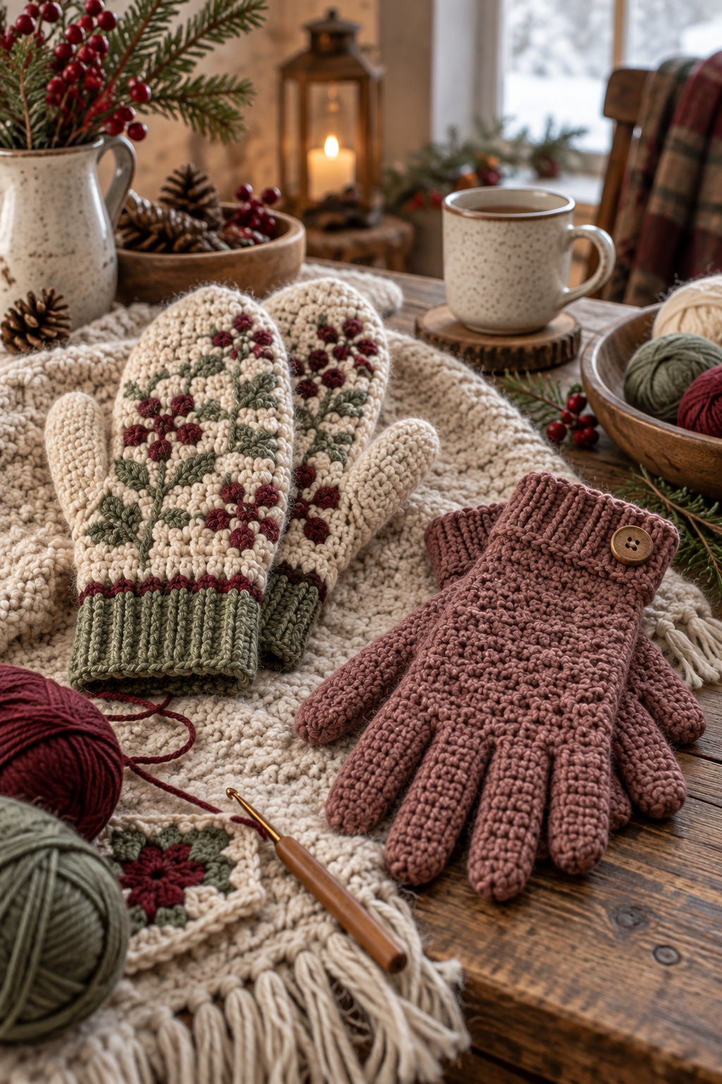 Comfortable mittens and gloves
